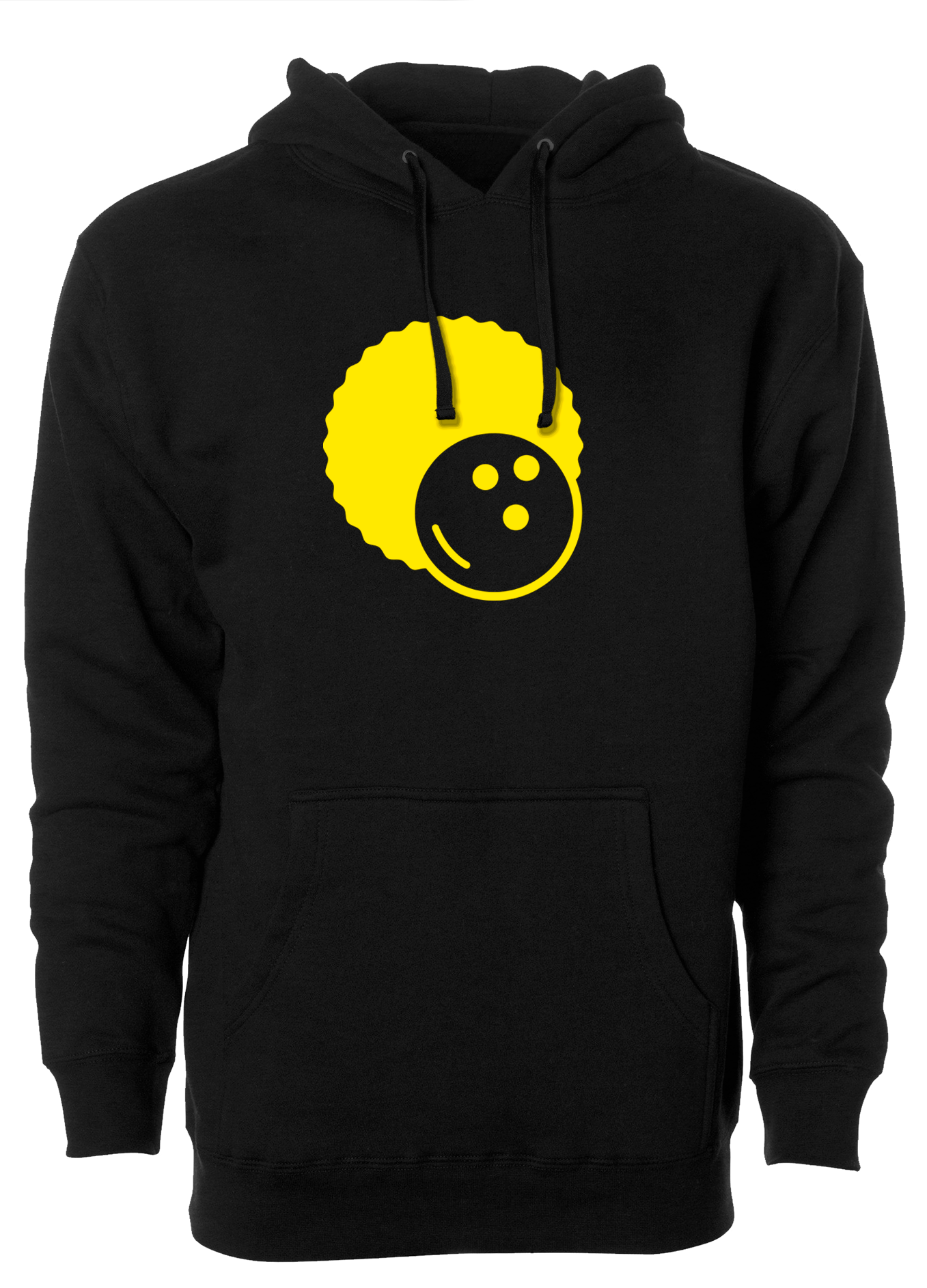 kyle troup bowling pba professional bowling shirt storm bowling signature silhouette black fro froball afro