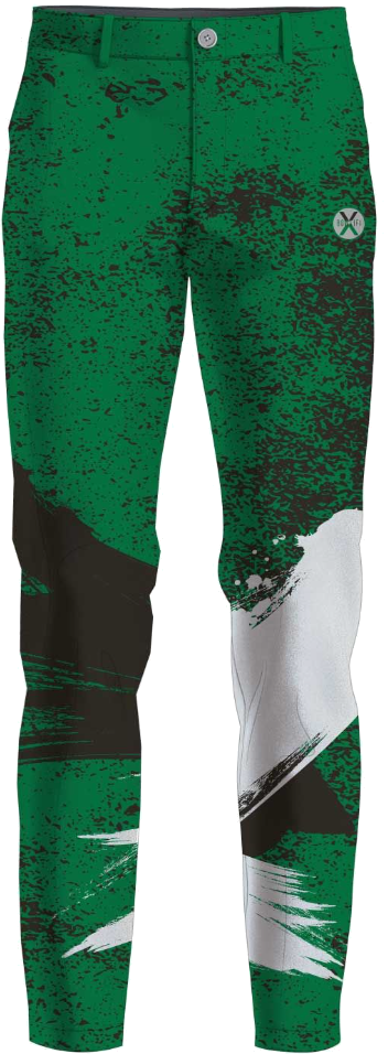 kyle troup bowling pba professional bowling pants storm bowling swamper black green white front