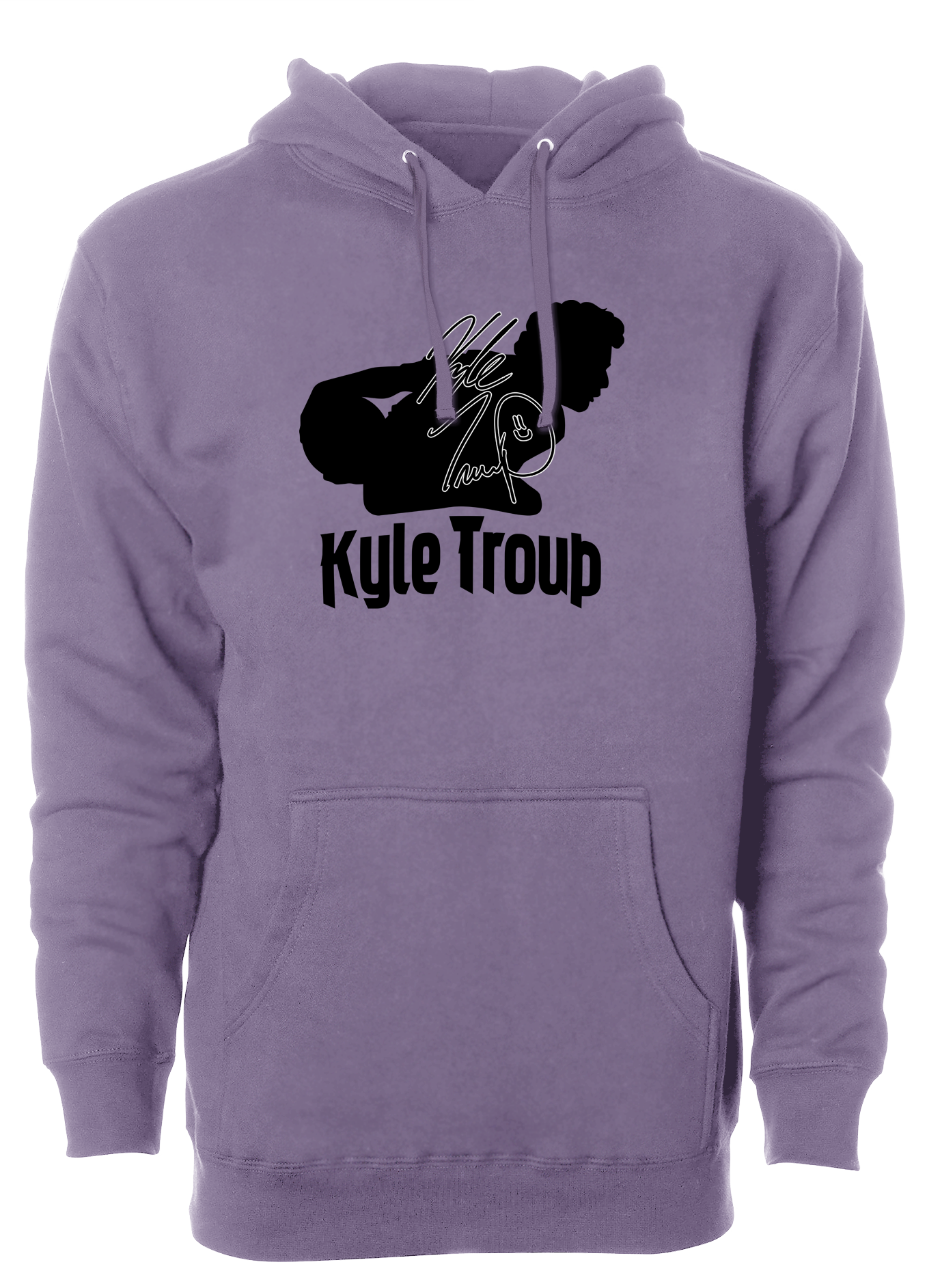 kyle troup bowling pba professional bowling shirt storm bowling silhouette signature hoodie plum black