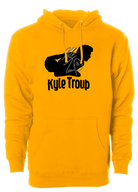 kyle troup bowling pba professional bowling shirt storm bowling silhouette signature hoodie yellow black 