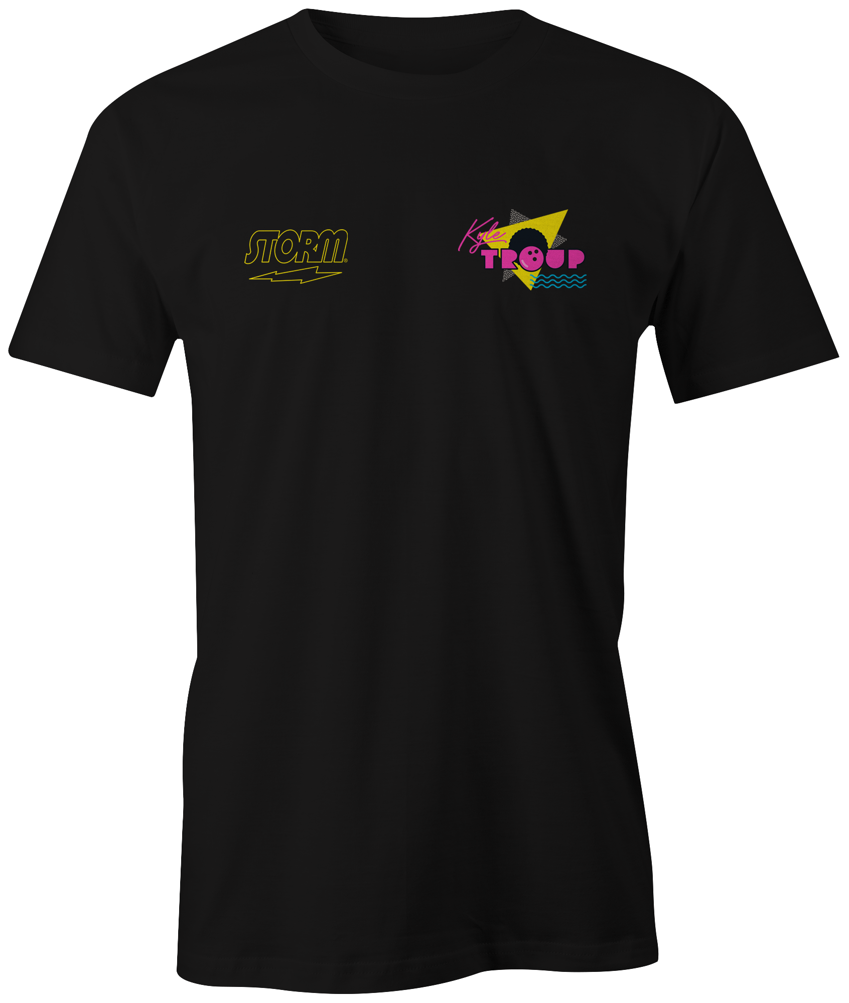 storm bowling tee t-shirt kyle troup retro 80's throwback cool tshirt league team tournament bowler shirts pba professional bowling tour usbc