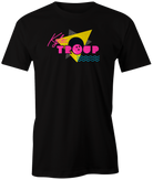 kyle troup 80's retro t-shirt tee pba pro bowler bowling apparel gift fan shop fro afro creme black