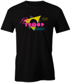 kyle troup 80's retro t-shirt tee pba pro bowler bowling apparel gift fan shop fro afro creme storm bowling products retro