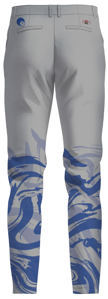 kyle troup bowling pba professional bowling pants storm bowling bowlifi blue marble grey gray back