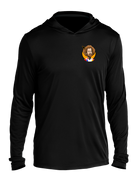 kyle troup bowling pba professional bowling shirt storm bowling signature silhouette black afroball afro hoodie dri fit pro with the fro