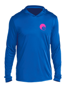 kyle troup bowling pba professional bowling shirt storm bowling signature silhouette pink blue afroball afro hoodie dri fit