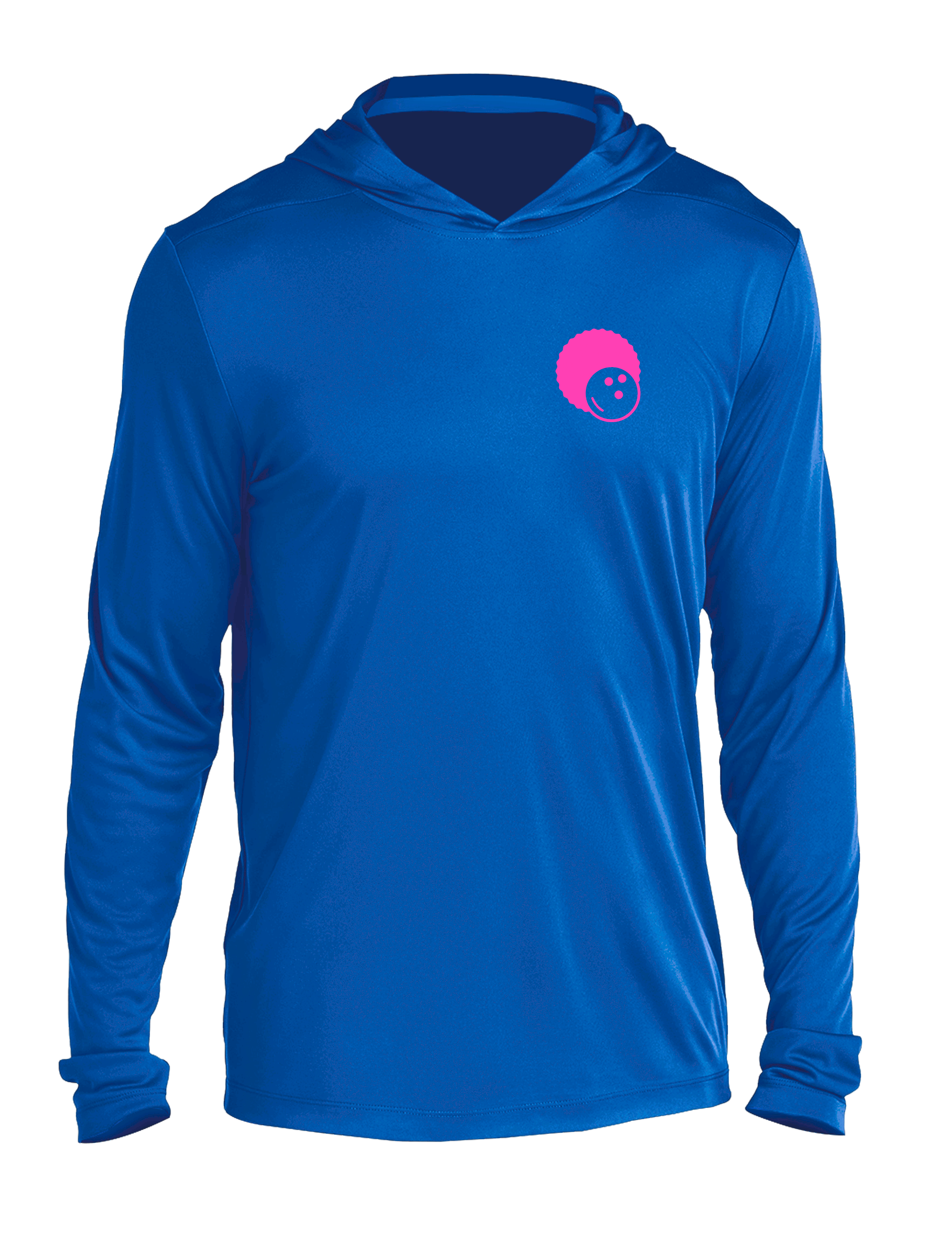 kyle troup bowling pba professional bowling shirt storm bowling signature silhouette pink blue afroball afro hoodie dri fit